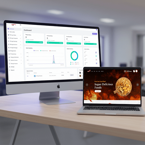 Custom Restaurant Management System & CRM | PHP Laravel Web Application