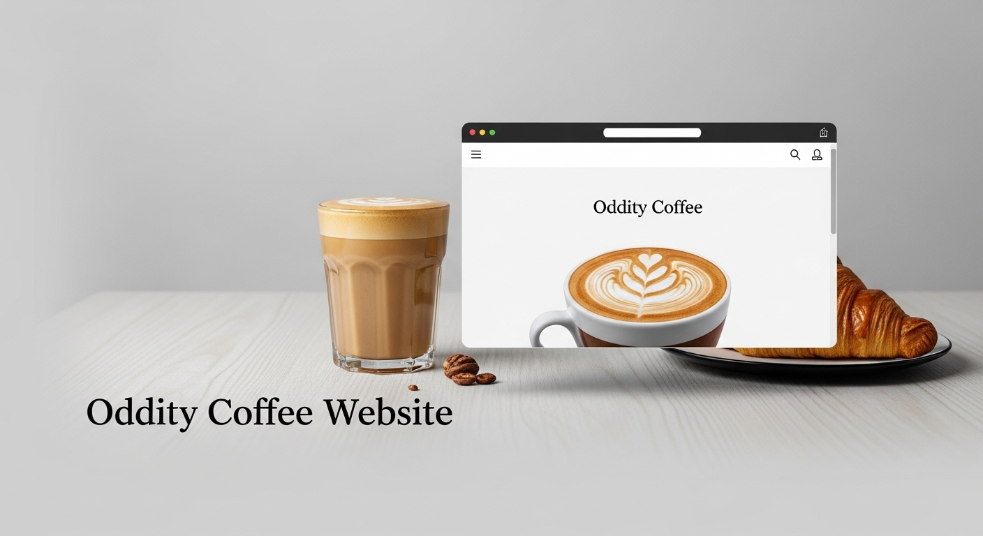 Oddity Coffee - A Modern Coffee Shop Website