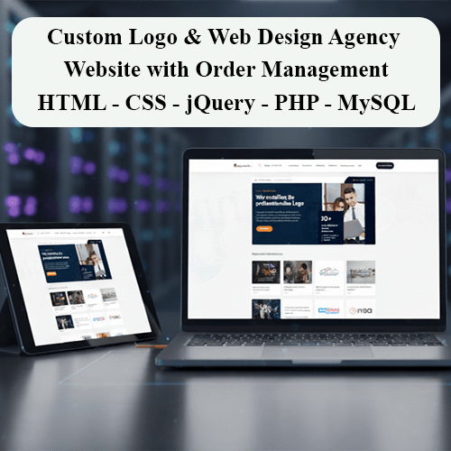 Logodachs: Custom Logo & Web Design Agency Website with Order Management